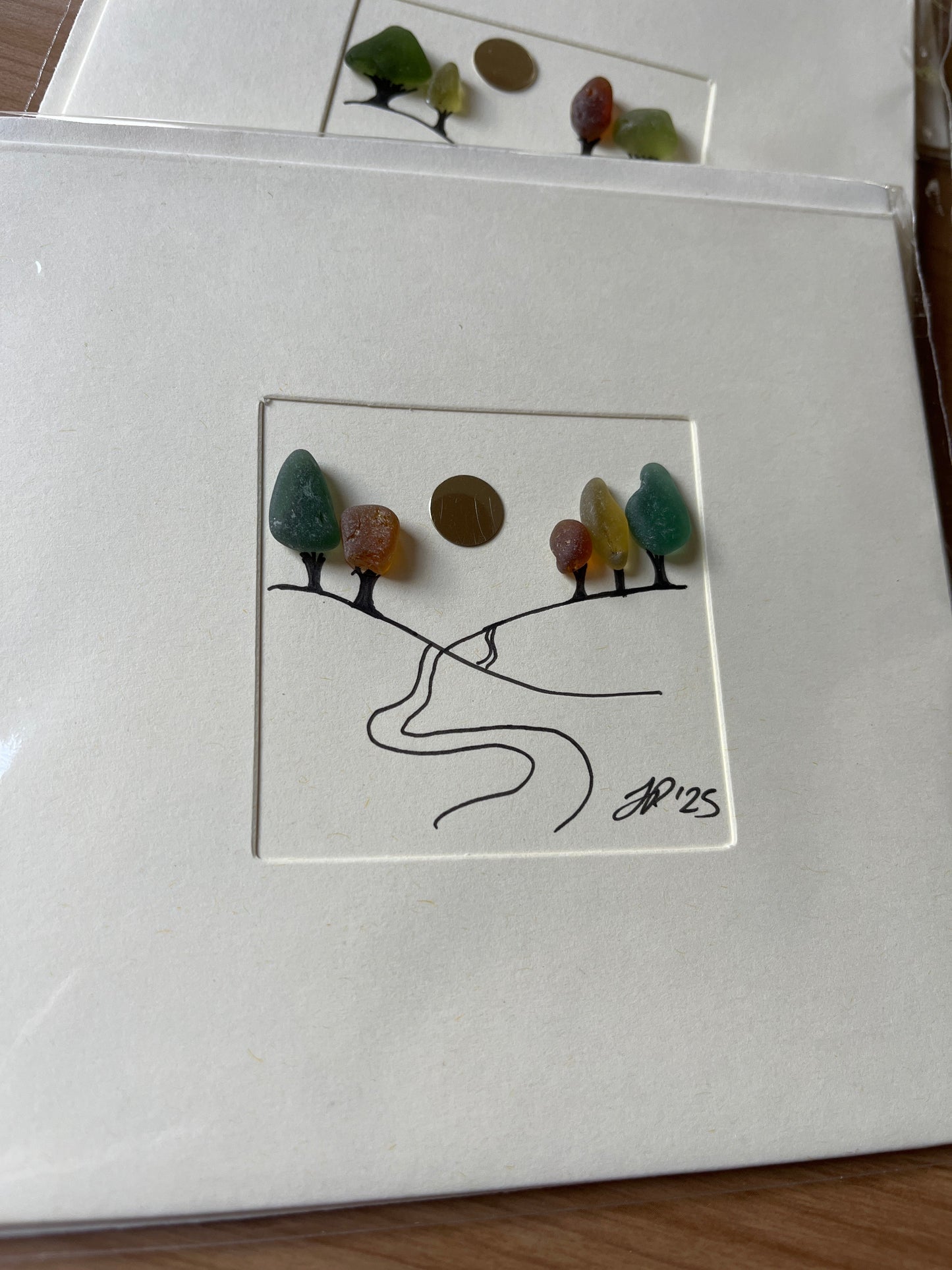 Reflective Trees - Blank Card