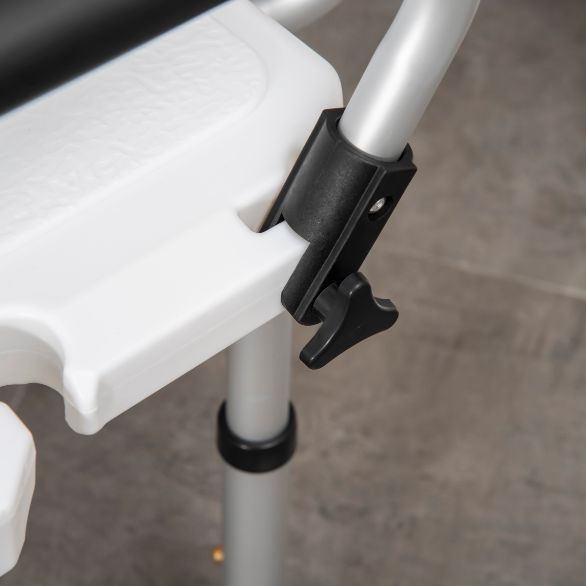 Adjustable Shower Stool with Suction Foot Pads for Elderly Disabled