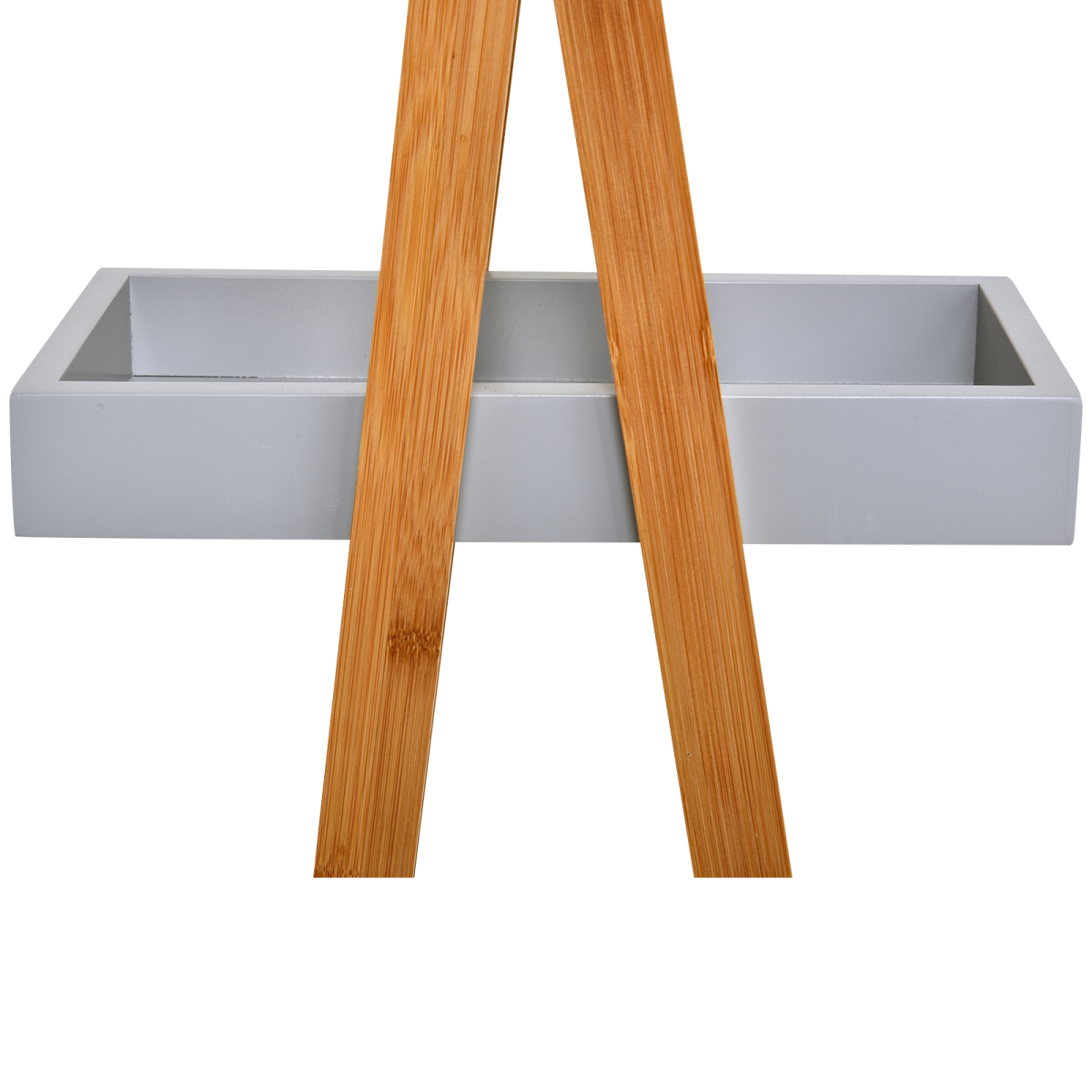 kleankin 3 Tier A Frame Bathroom Shower Caddy Storage Unit Shelving Organizer
