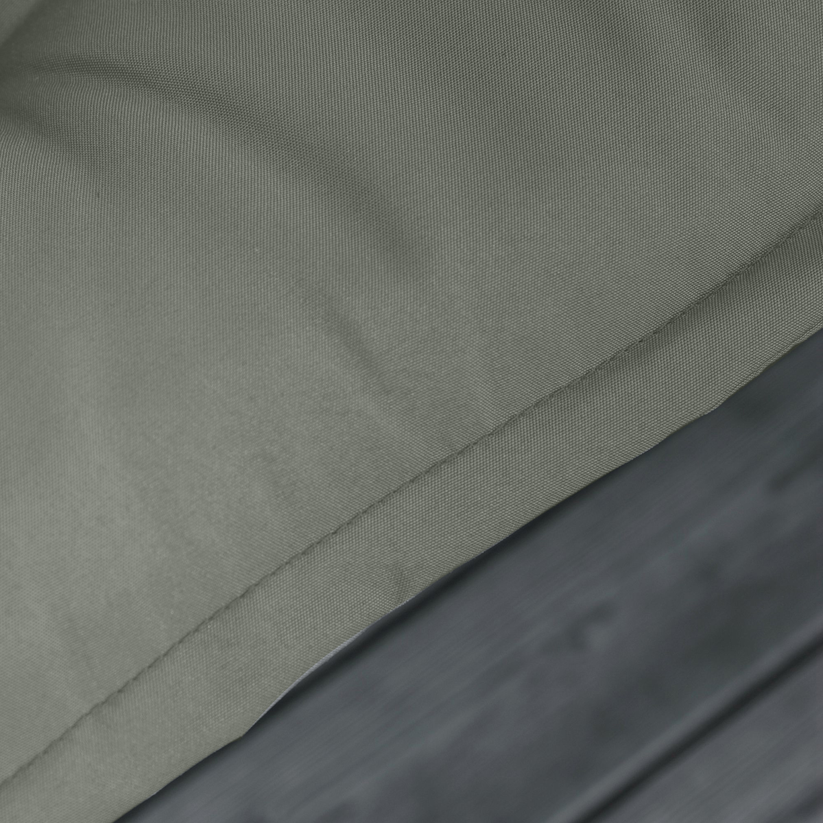 Set of 2 Garden Chair Cushion Seat, Dark Grey