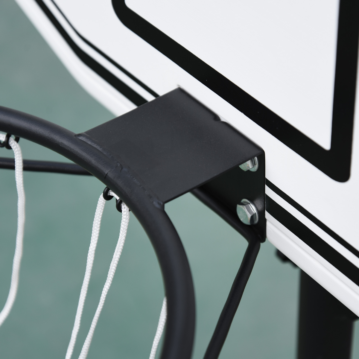 Basketball Stand and 94-123cm Height Adjustable Hoo For Pool Side HOMCOM