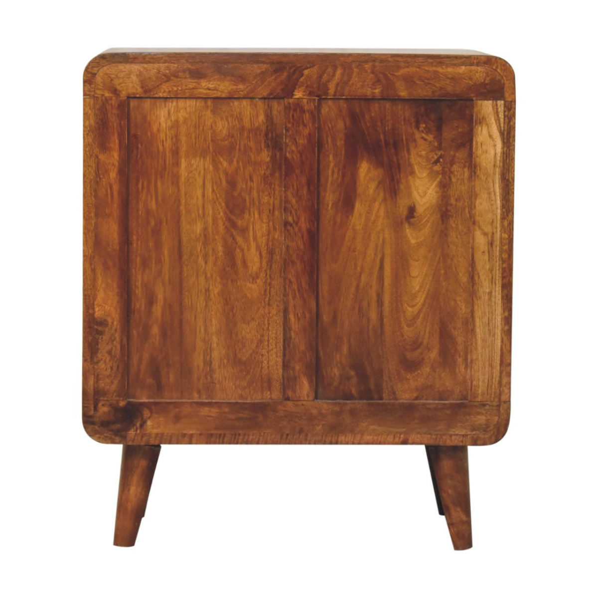 Artisan Furniture Solid Wood Mini Classic Chestnut Cabinet, 2 Doors, Brown