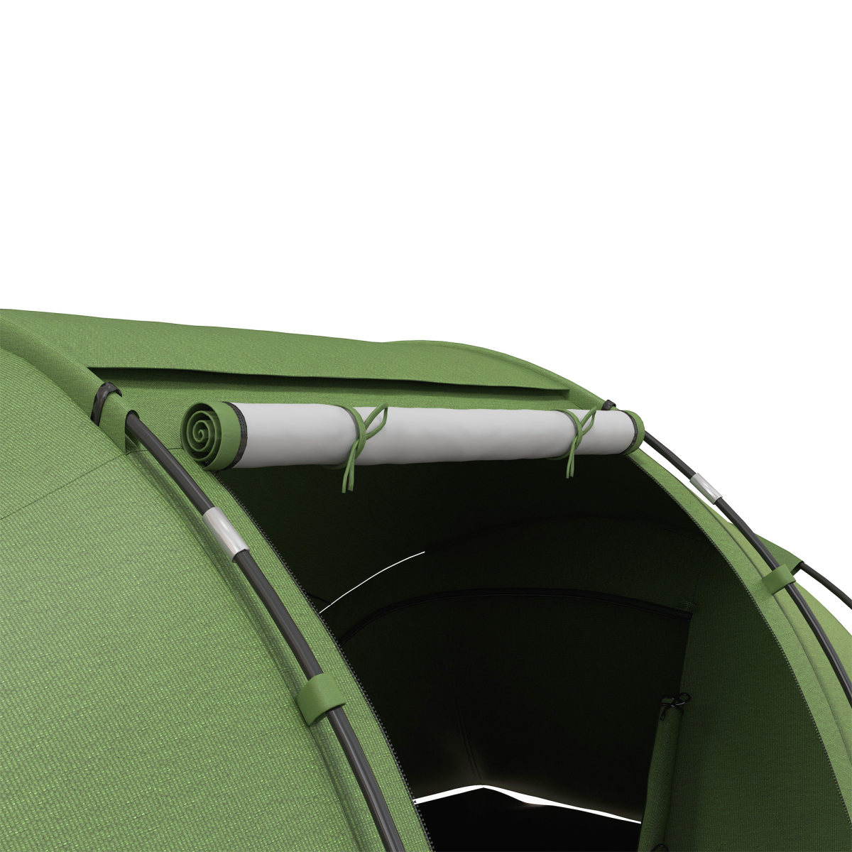 Outsunny 4-6 Persons Camping Tent Dome Family Travel Group Hiking Room Fishing