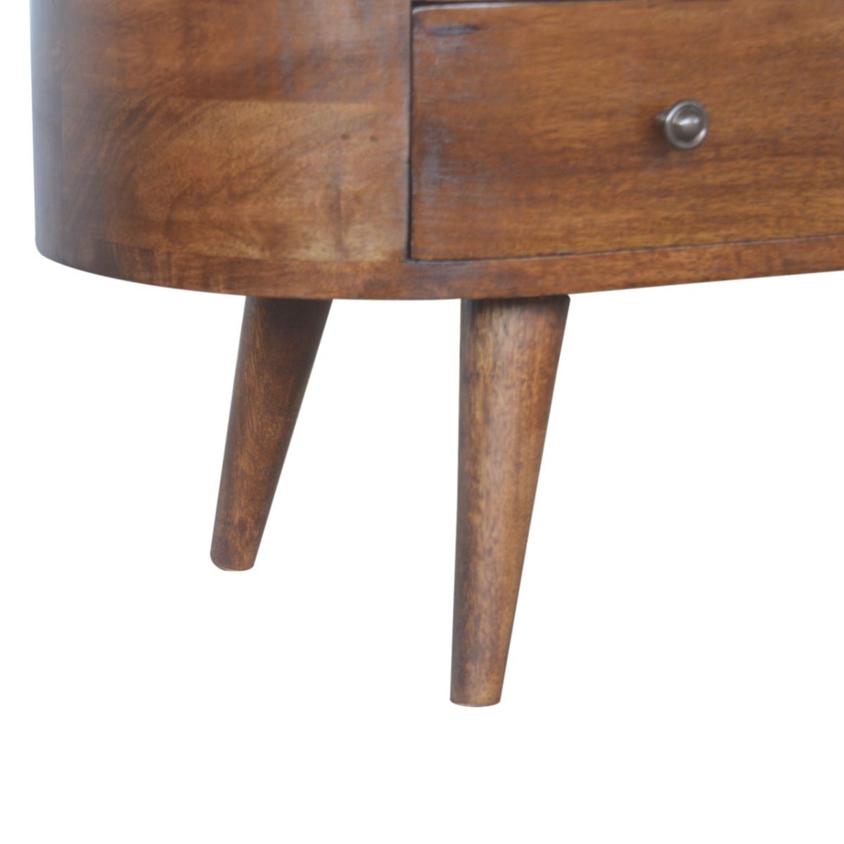 Artisan Furniture Solid Wood Chestnut Rounded Entertainment Unit