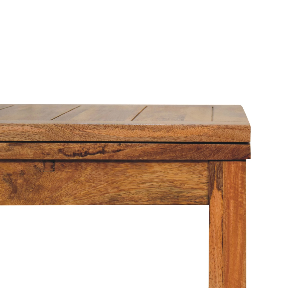 Artisan Furniture Solid Wood Mini Oak-ish Butterfly Dining Table, Brown