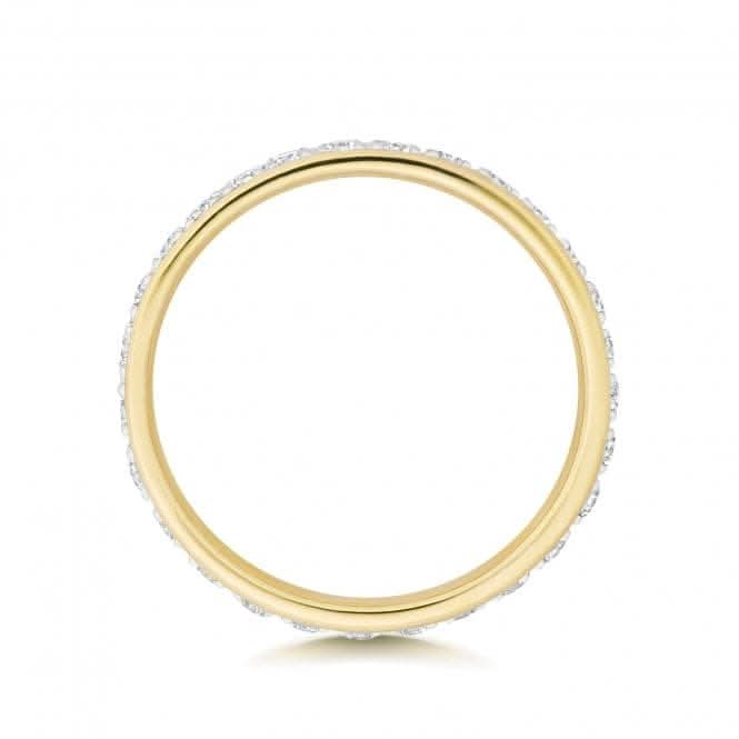Wedding Band 9ct Gold Diamond Eternity Ring W234/I