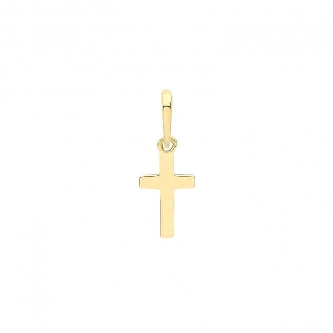 9ct Gold Plain Cross Pendant PN1273