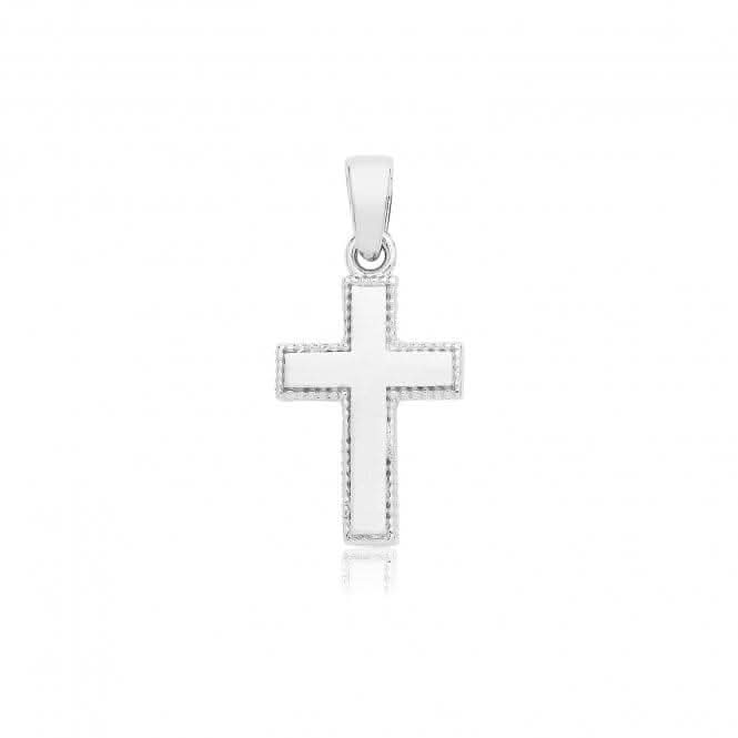 9ct White Gold Cross Pendant PN1306W