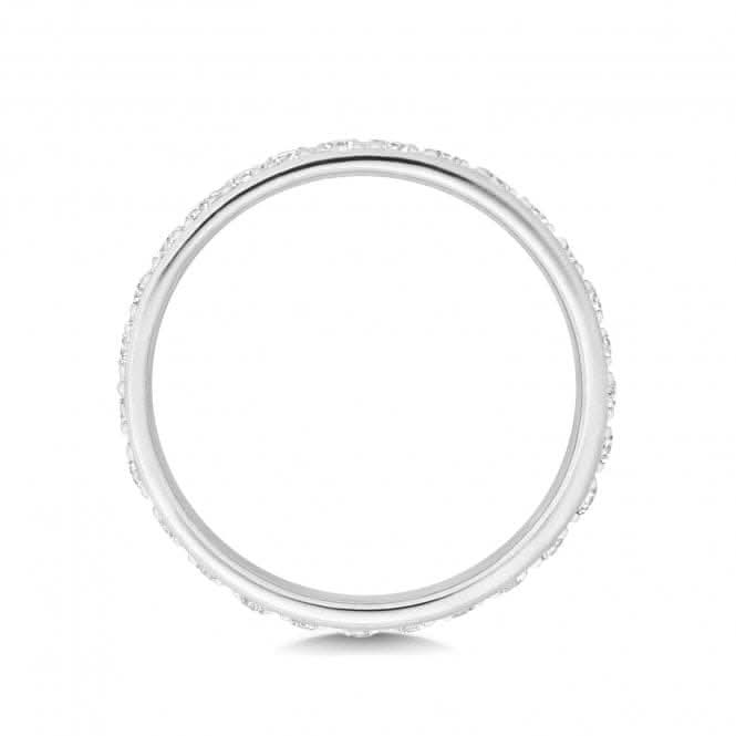 Wedding Band 9ct White Gold Diamond Eternity Ring W234W/I