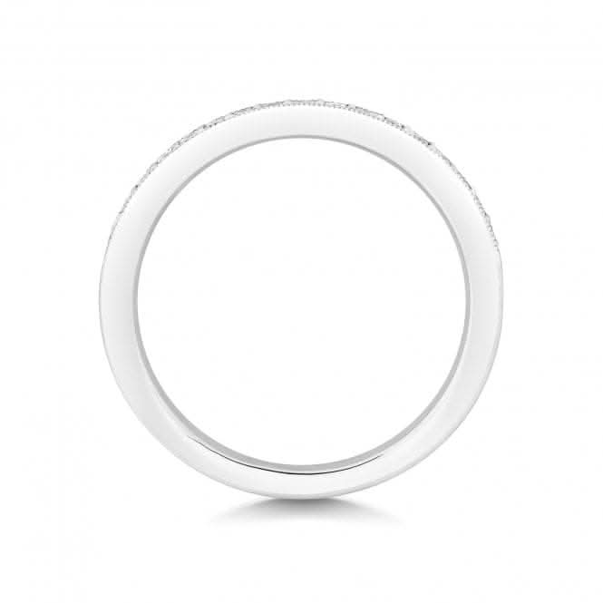 Wedding Band 9ct White Gold Diamond Eternity Ring W240W/I