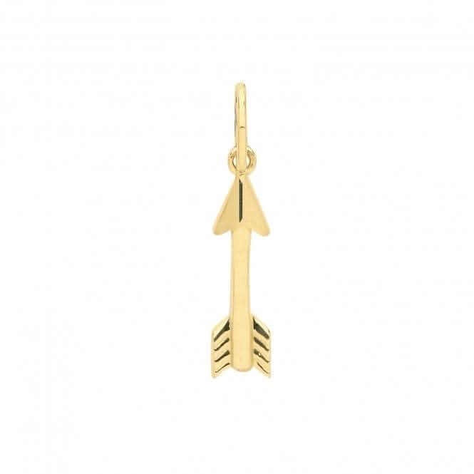 9ct Yellow Gold Arrow Charm PN1135