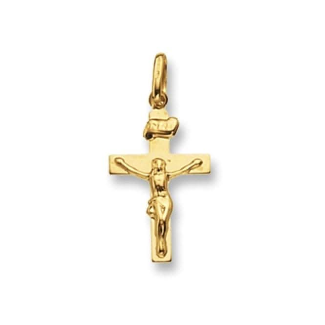 9ct Yellow Gold Crucifix Pendant PN105