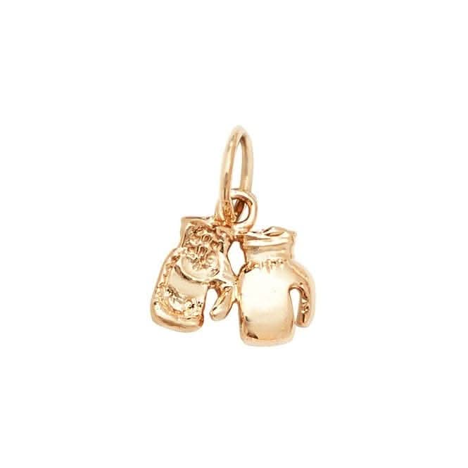 9ct Yellow Gold Dbl Boxing Glove Pendant PN1056