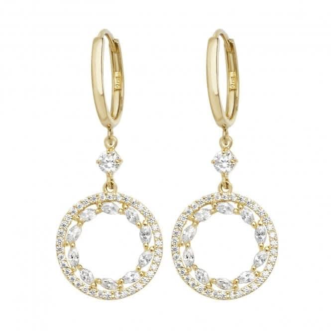 9ct Yellow Gold Drop Earrings ER1105