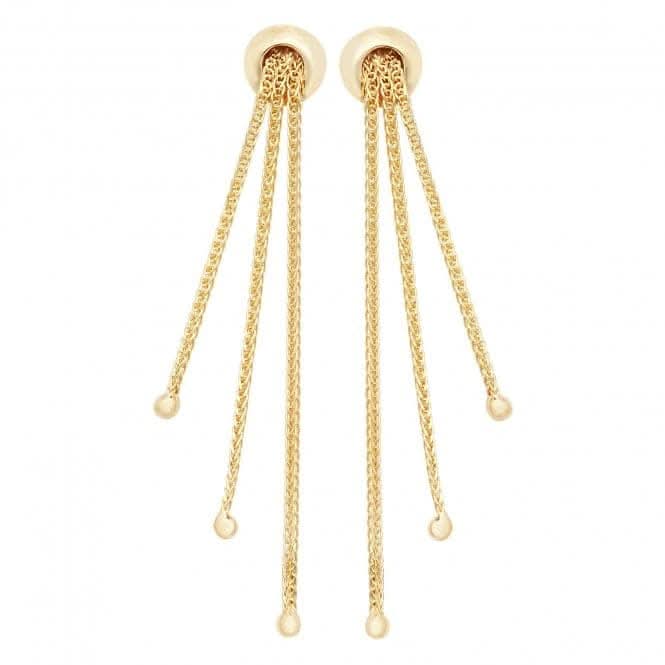 9ct Yellow Gold Drop Earrings ES568