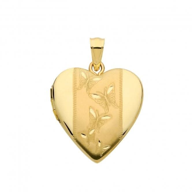 9ct Yellow Gold Heart Locket PN1103