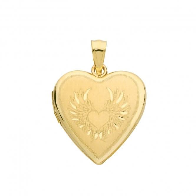 9ct Yellow Gold Heart Locket PN1104
