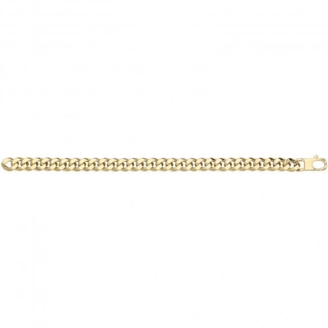 9ct Yellow Gold Hollow Bracelet BR683