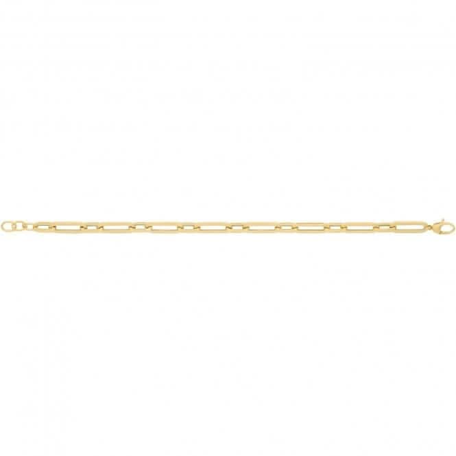 9CT Yellow Gold Hollow Bracelet BR694