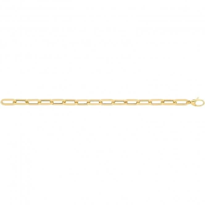 9ct Yellow Gold Hollow Bracelet BR697