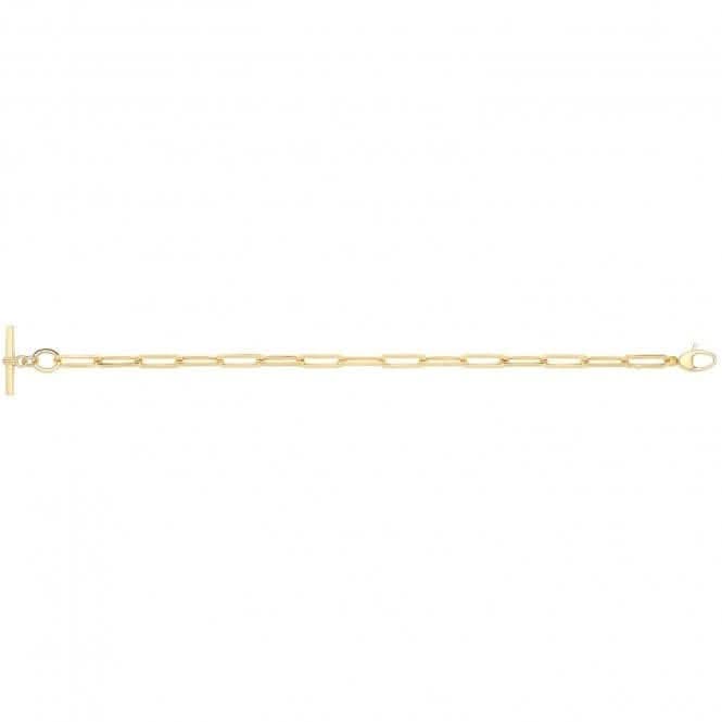9ct Yellow Gold Hollow Bracelet NK450B