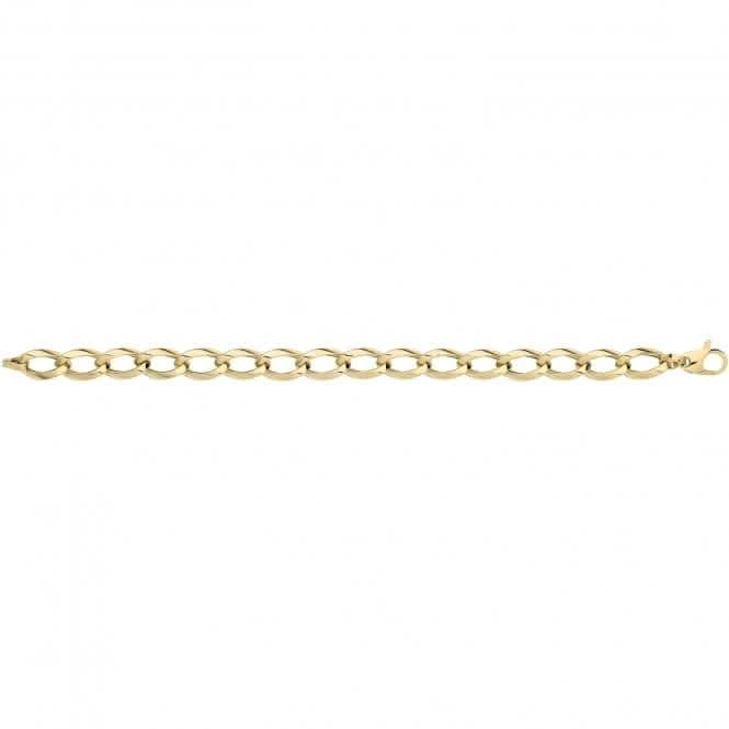 9ct Yellow Gold Hollow Bracelet NK456B