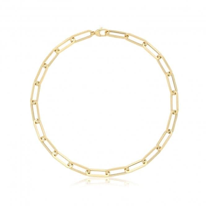 9ct Yellow Gold Hollow Necklace NK459