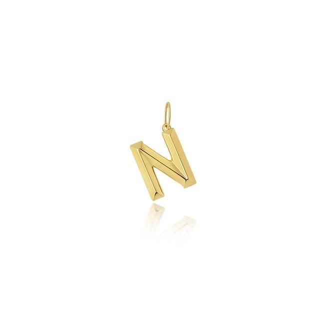 9ct Yellow Gold Initial Pendant PN1069/N