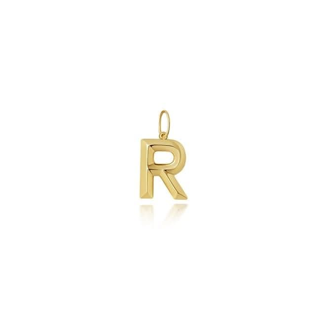 9ct Yellow Gold Initial Pendant PN1069/R
