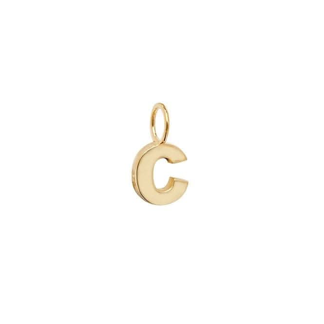 9ct Yellow Gold Initial Pendant PN1070/C