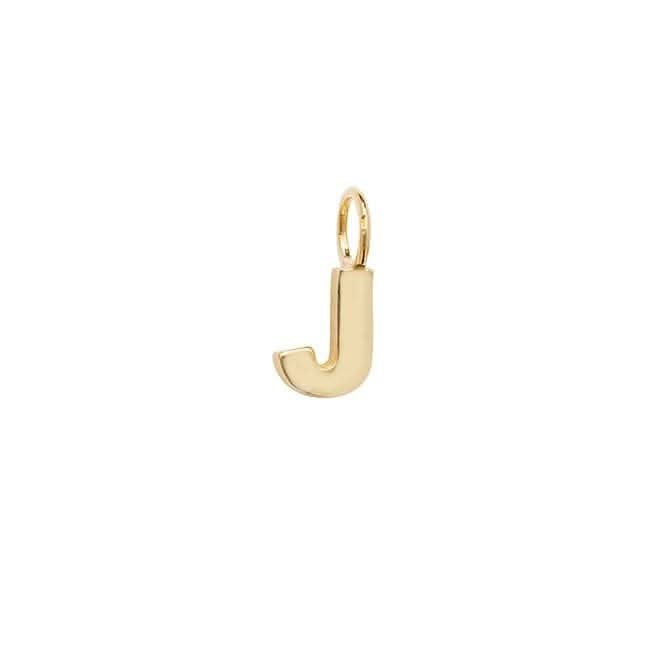 9ct Yellow Gold Initial Pendant PN1070/J