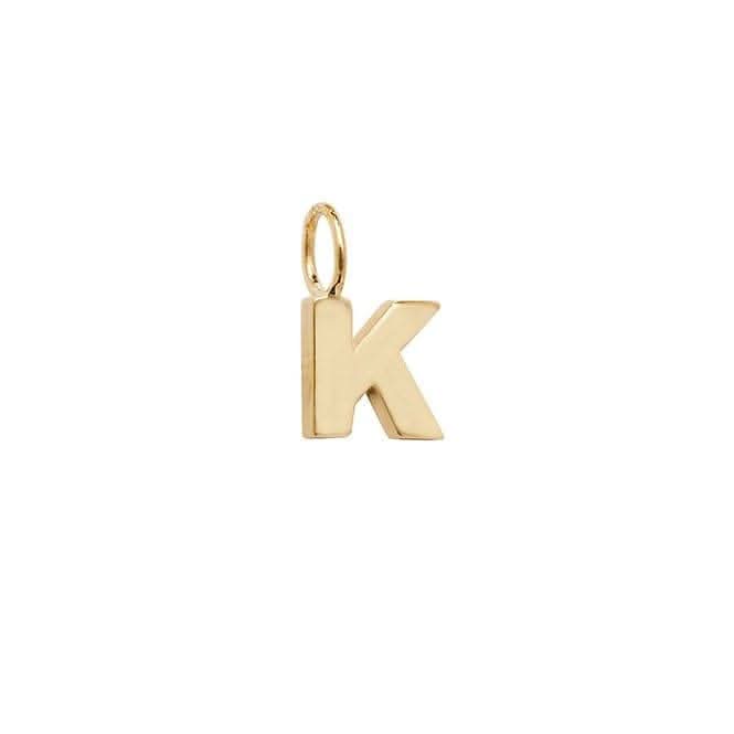 9ct Yellow Gold Initial Pendant PN1070/K