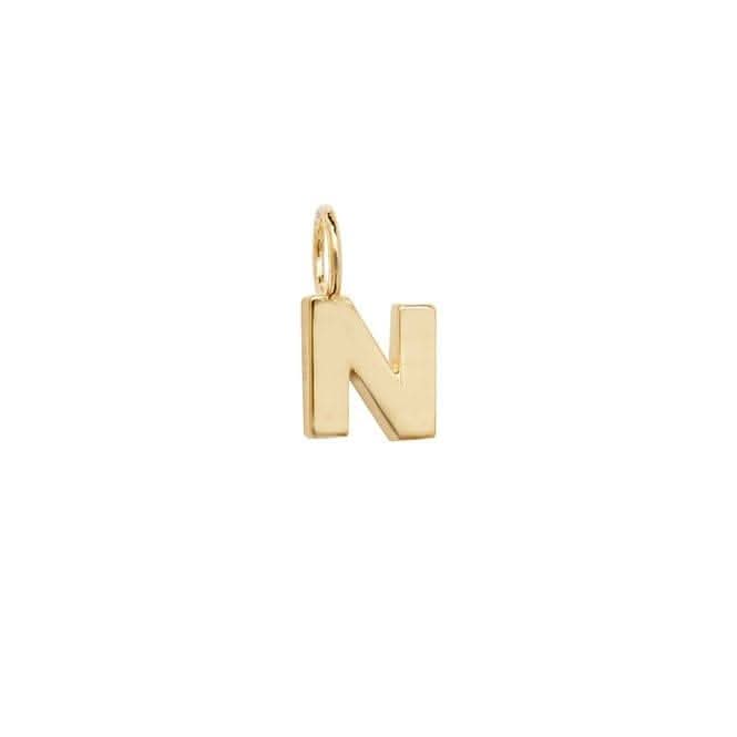 9ct Yellow Gold Initial Pendant PN1070/N