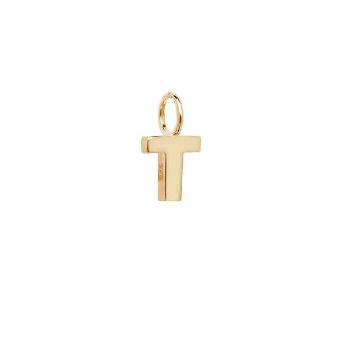 9ct Yellow Gold Initial Pendant PN1070/T