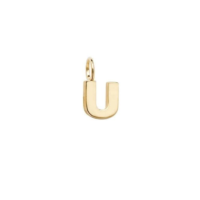 9ct Yellow Gold Initial Pendant PN1070/U