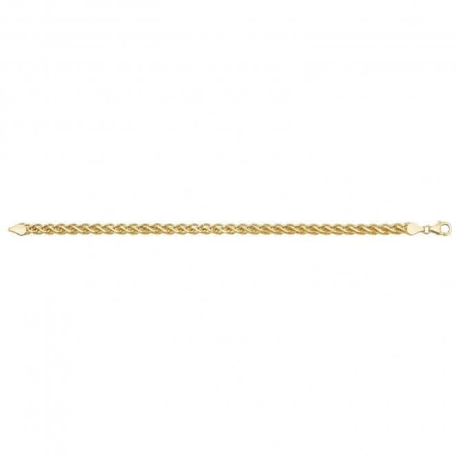 9ct Yellow Gold Ladies Bracelet BR573
