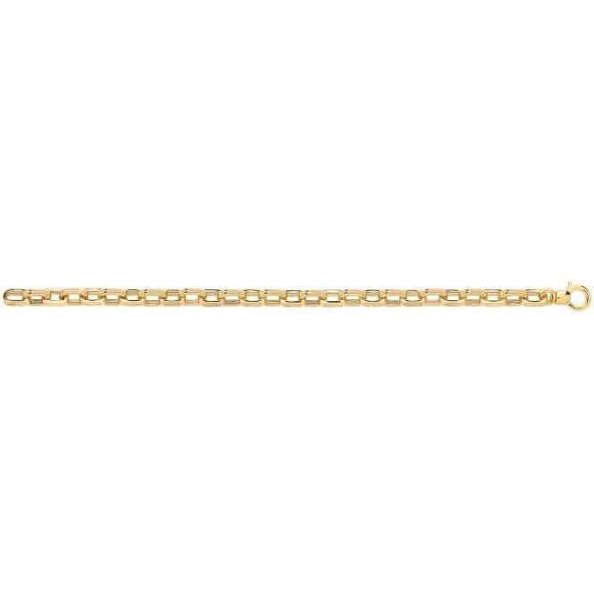 9CT Yellow Gold Ladies Bracelet BR622