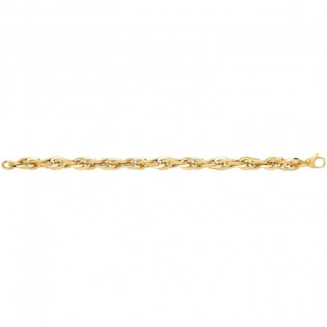 9ct Yellow Gold Ladies Bracelet BR623