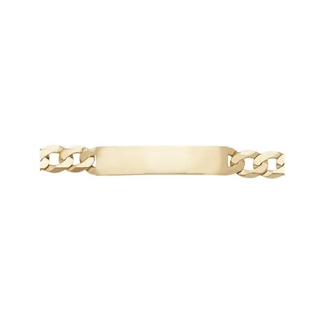 9ct Yellow Gold Men's ID Bracelet BR266