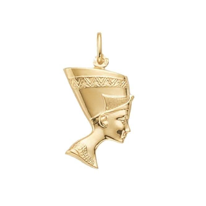 9ct Yellow Gold Nefertiti Pendant PN230