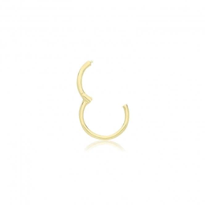 9ct Yellow Gold Plain Septum Piercing ES2053