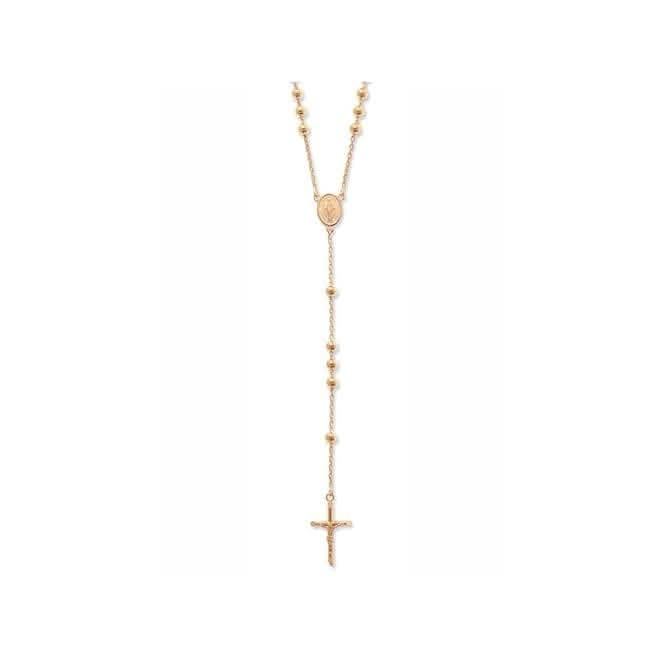 9ct Yellow Gold Rosary Necklet NK105