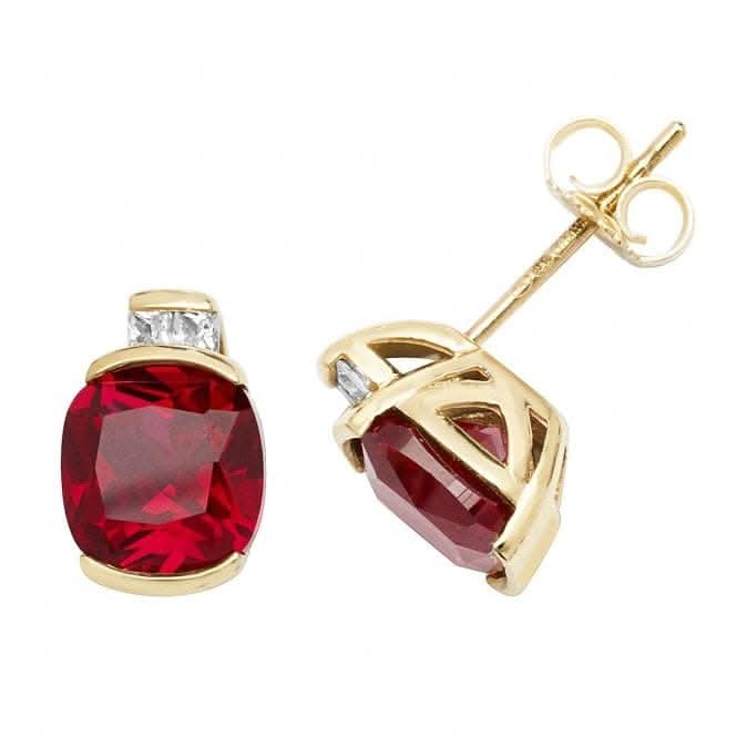 9CT Yellow Gold Stud Earrings ES1200R