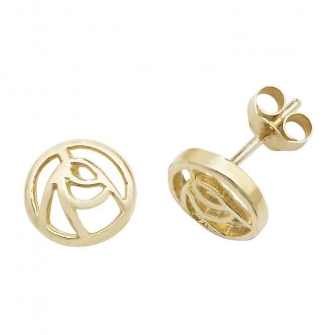 9ct Yellow Gold Stud Earrings ES542