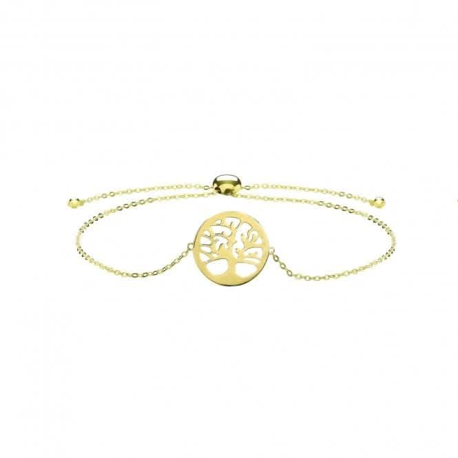 9ct Yellow Gold Tree of Life Bracelet BR632