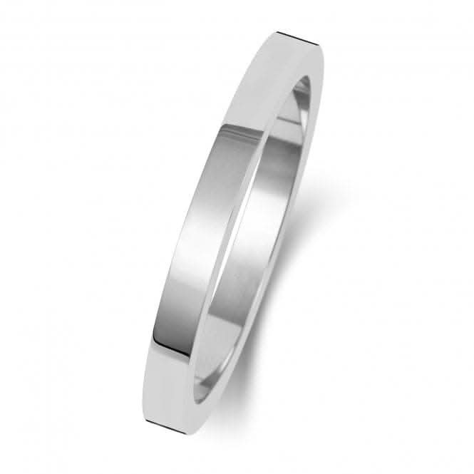 Wedding Band 9K Flat Flat 2mm- 1.15 Wedding Ring W171WL