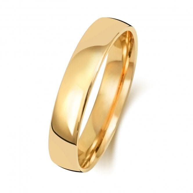 Wedding Band 9K Slight Court 4 mm-1.75 Wedding Ring W114H