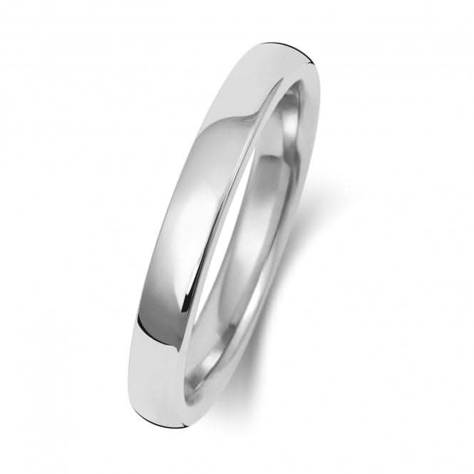 Wedding Band 9K Soft Court 2.5mm-1.15 Wedding Ring W132WL