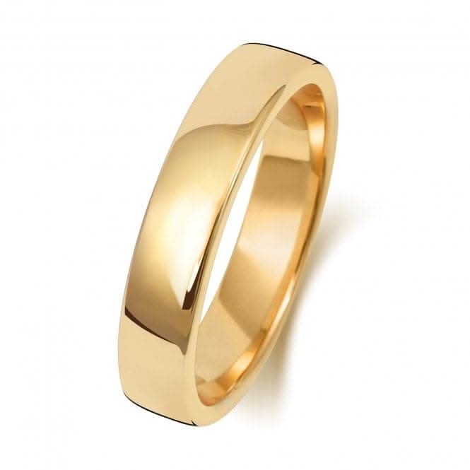 Wedding Band 9K Soft Court 4 mm-1.45 Wedding Ring W134M