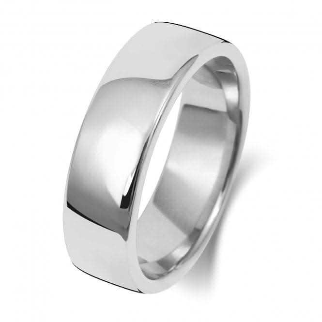 Wedding Band 9K Soft Court 6 mm-1.5 Wedding Ring W136WM
